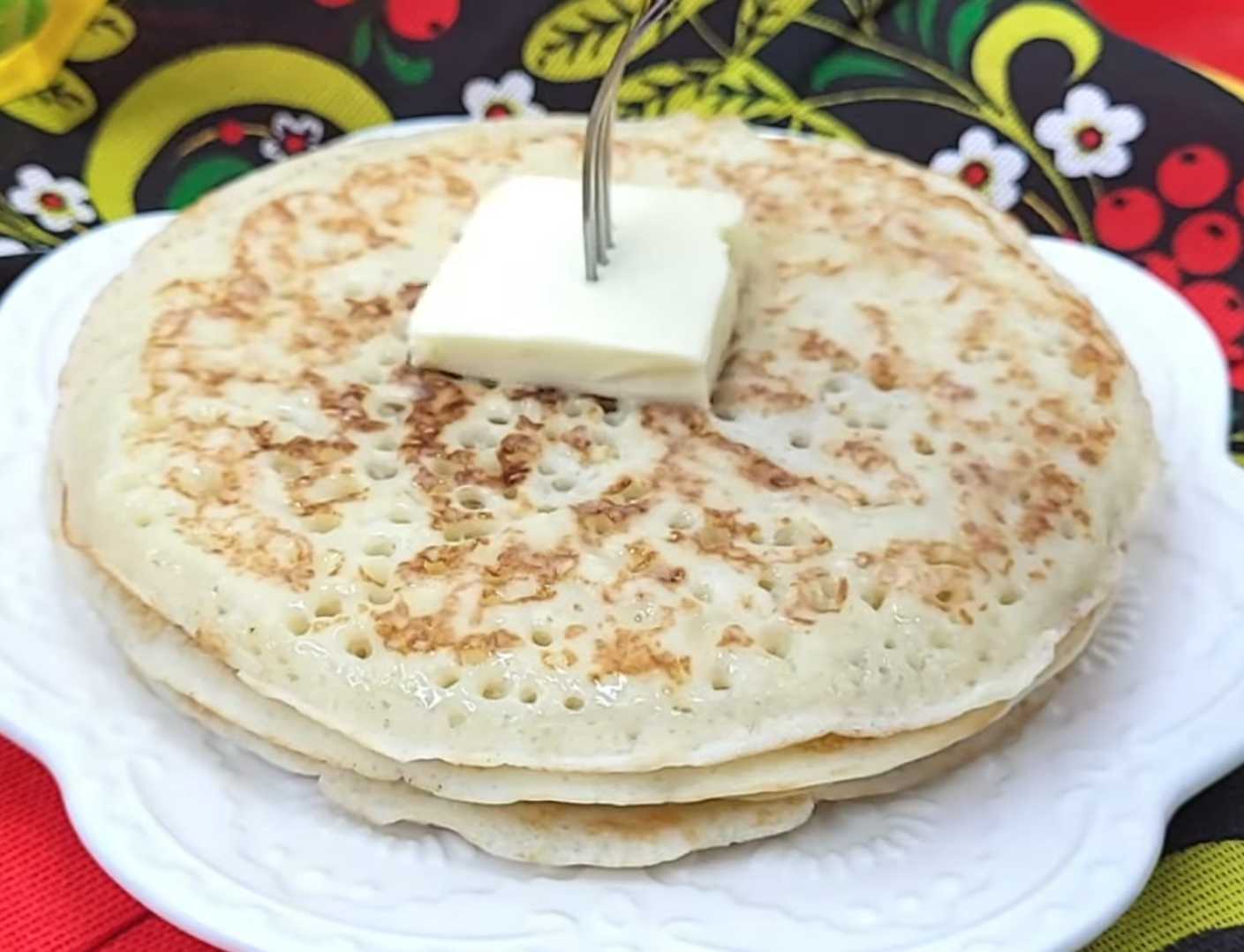 Crêpes épaisses à la levure - Étape 14