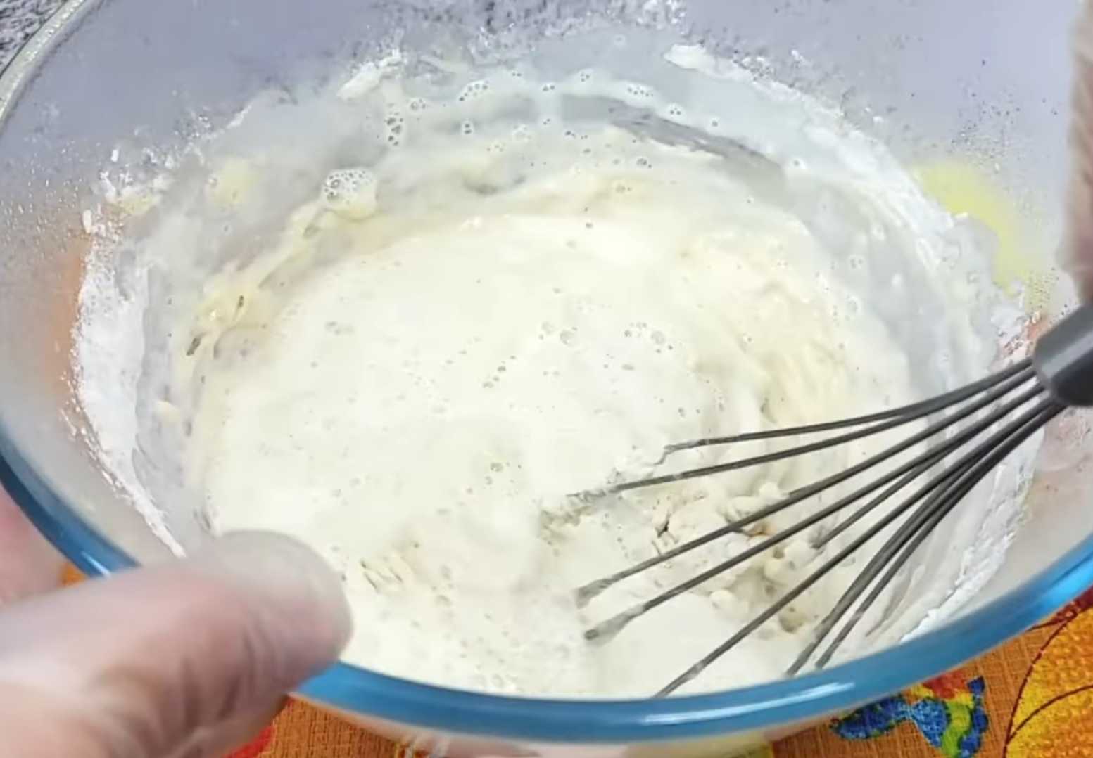 Crêpes épaisses à la levure - Étape 5