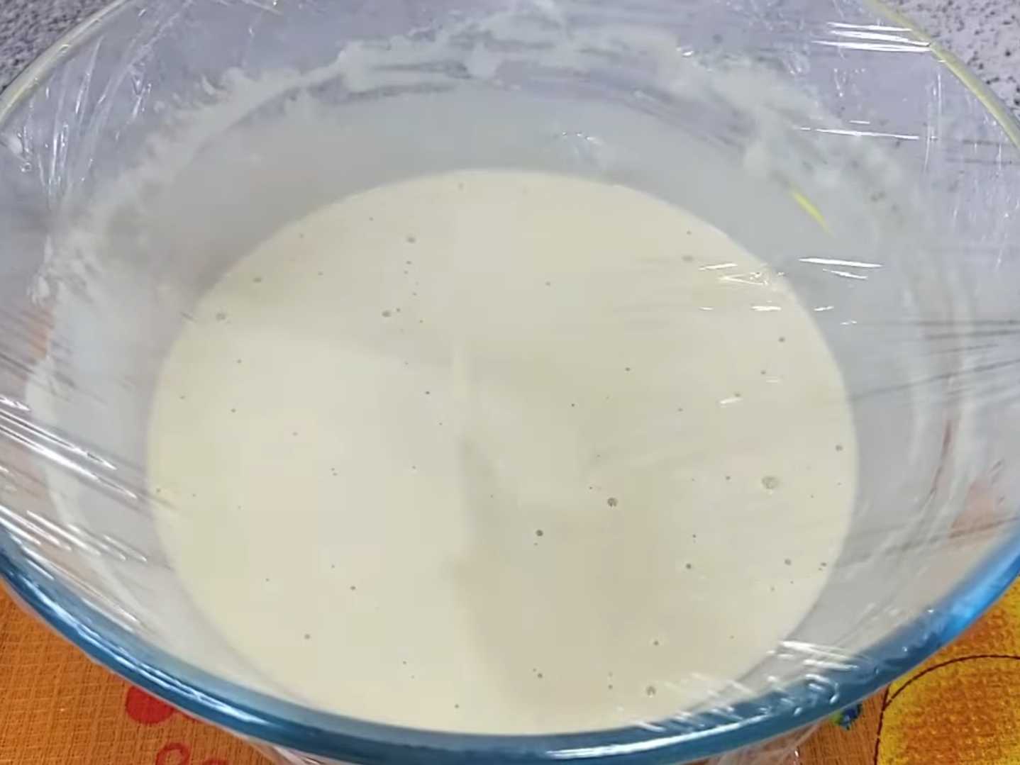 Crêpes épaisses à la levure - Étape 7