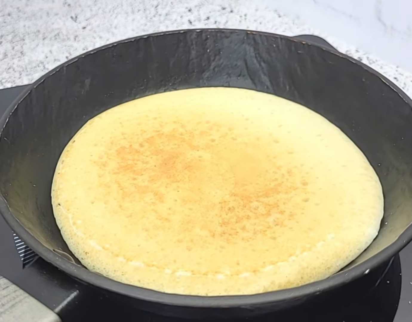 Crêpes épaisses à la levure - Étape 11