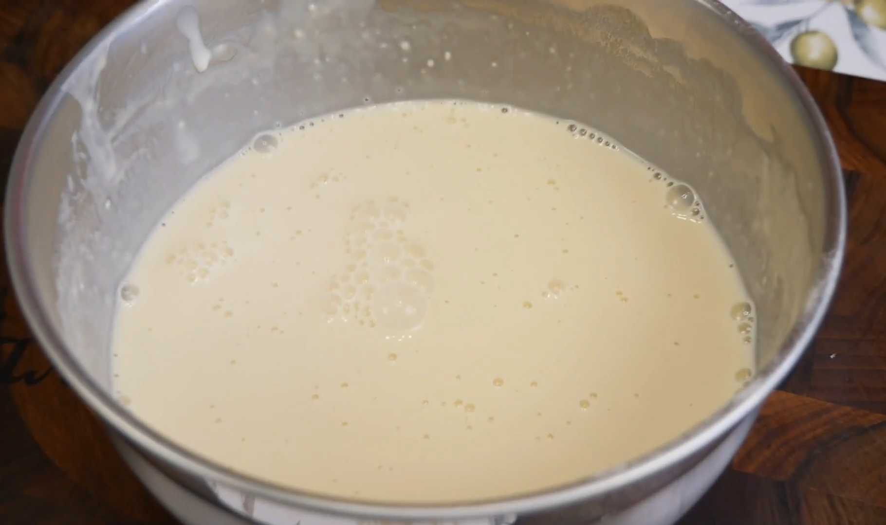 Crêpes sans sucre au lait - Étape 6