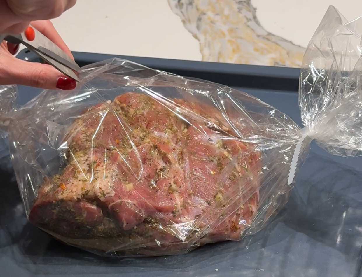 Porc rôti à l'ail et aux fines herbes - Étape 8