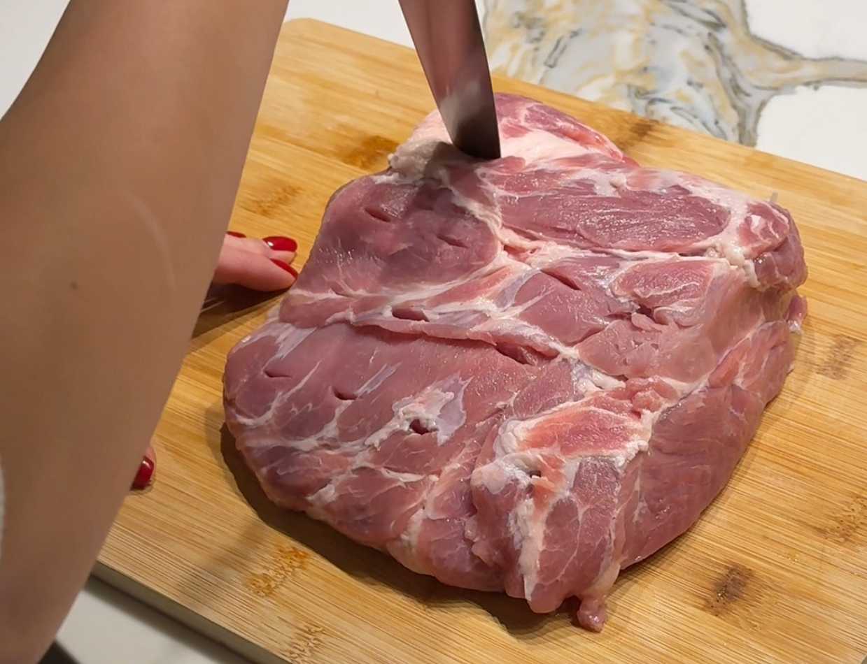 Porc rôti à l'ail et aux fines herbes - Étape 2