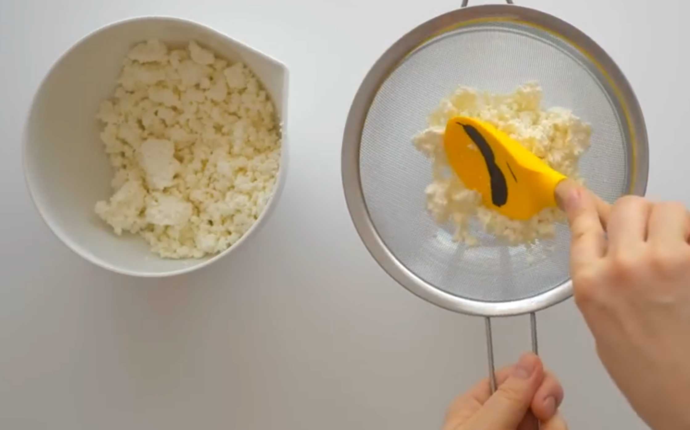 Gâteau de Pâques au fromage blanc sans levure - Étape 1