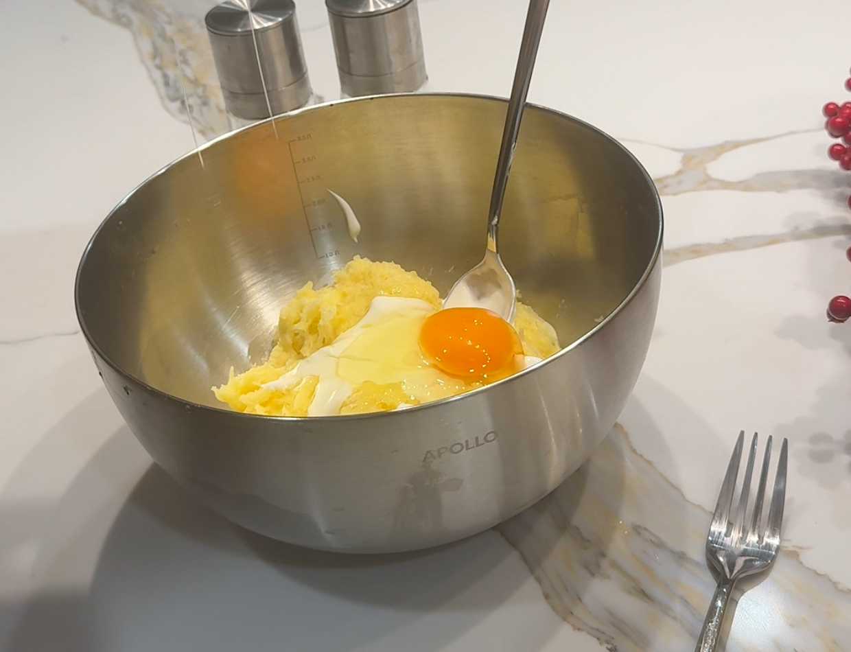 Crêpes de pommes de terre sans farine à la crème fraîche - Étape 5