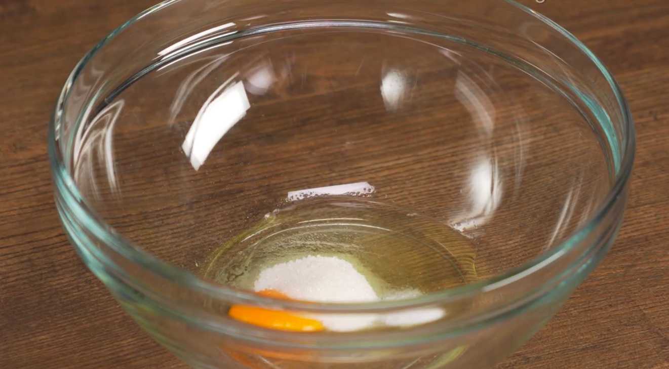 Blini avec Ryazhenka - Étape 1