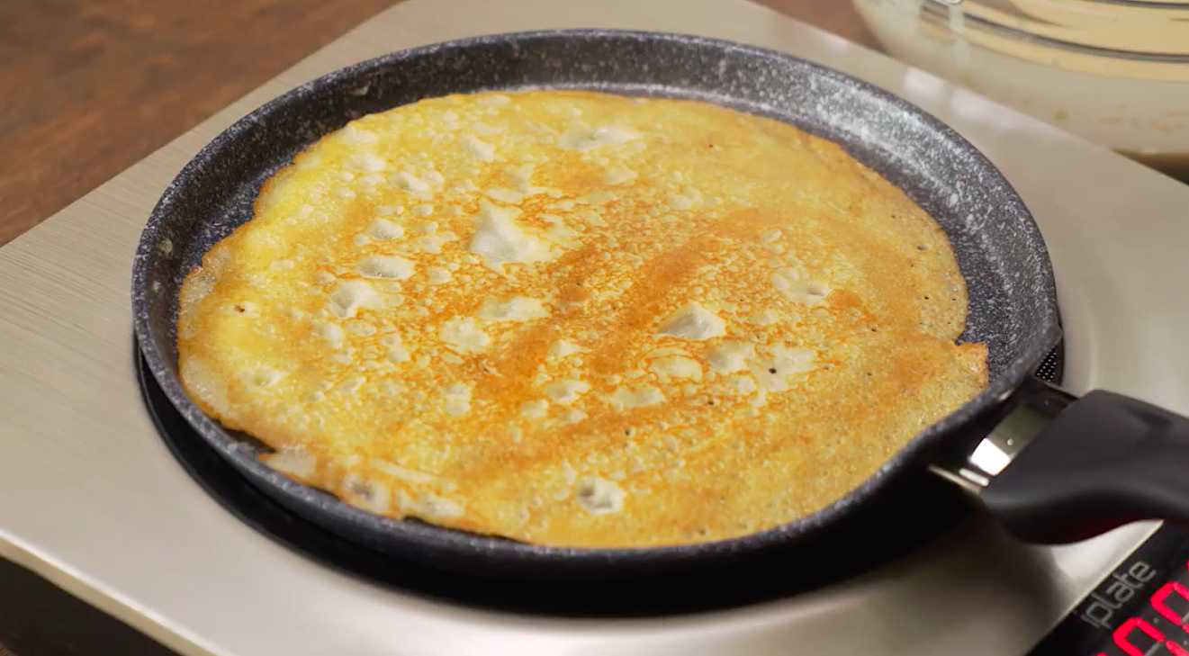 Blini avec Ryazhenka - Étape 12