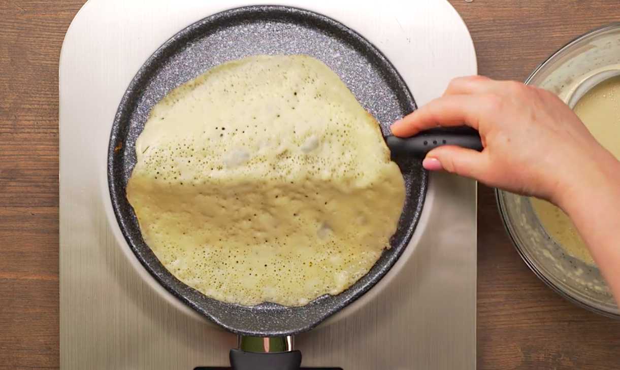 Blini avec Ryazhenka - Étape 11