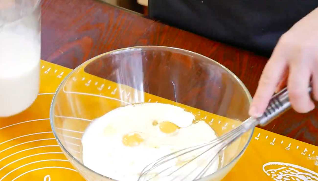 Crêpes de semoule - Étape 2