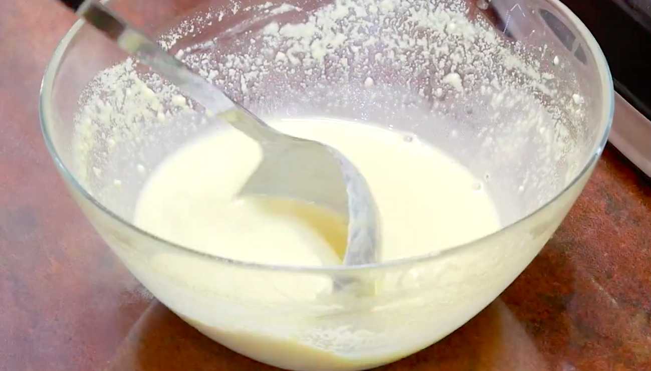 Crêpes à la semoule - Étape 4