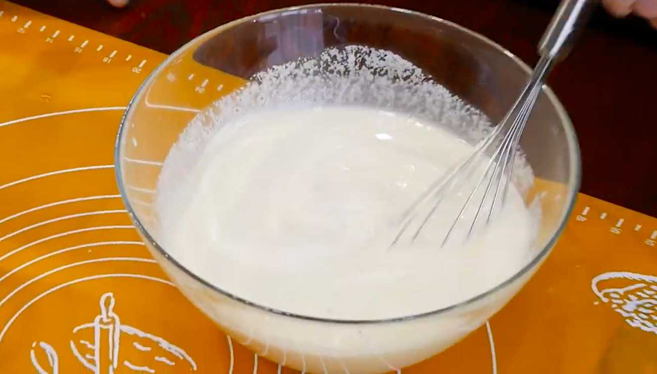 Crêpes à la semoule - Étape 3