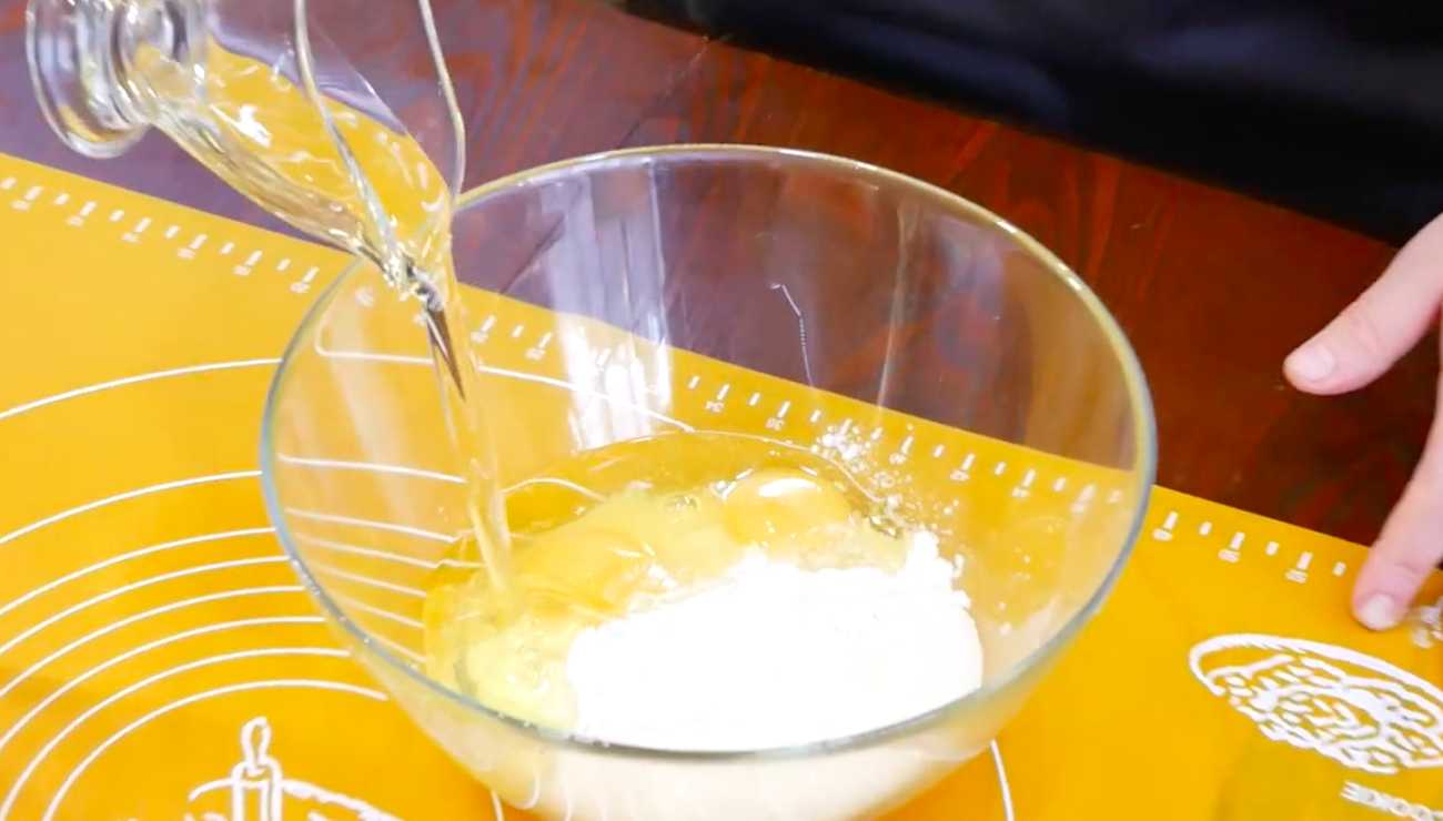 Crêpes à la semoule - Étape 1