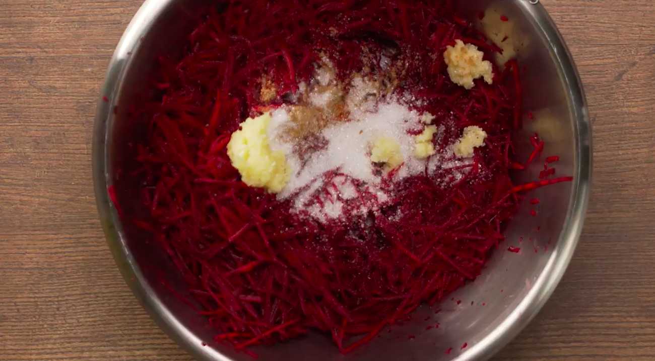 Betterave coréenne - Étape 2