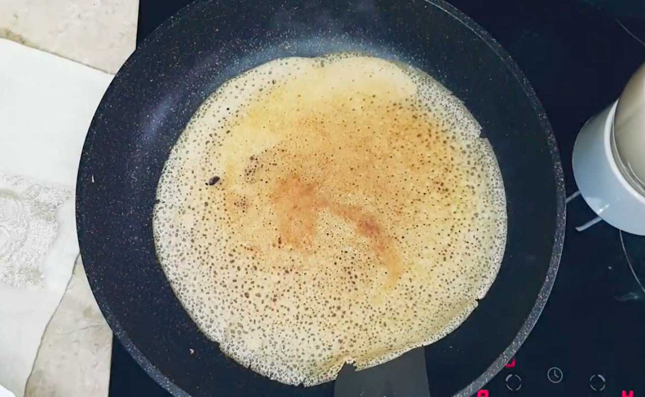 Crêpes à la farine de riz - Étape 9