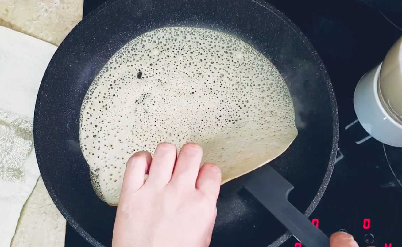 Crêpes à la farine de riz - Étape 8