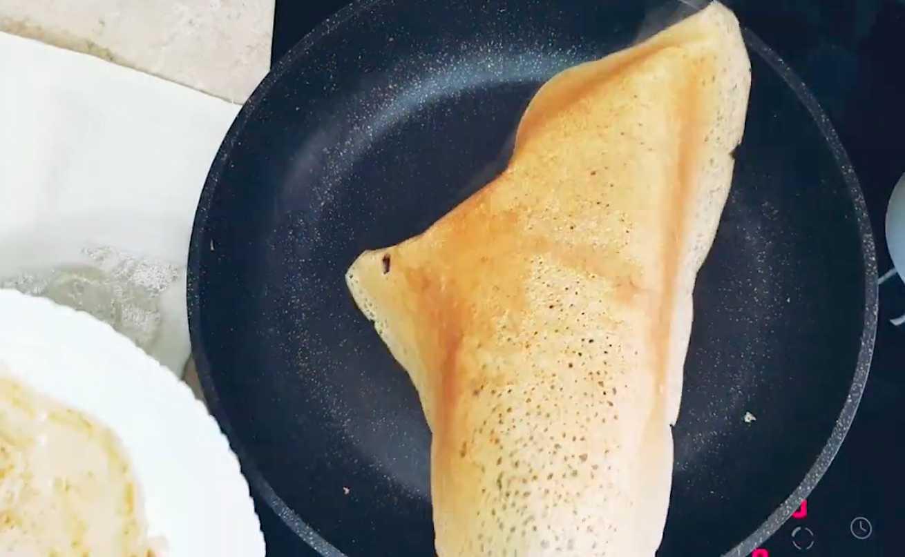 Crêpes à la farine de riz - Étape 10