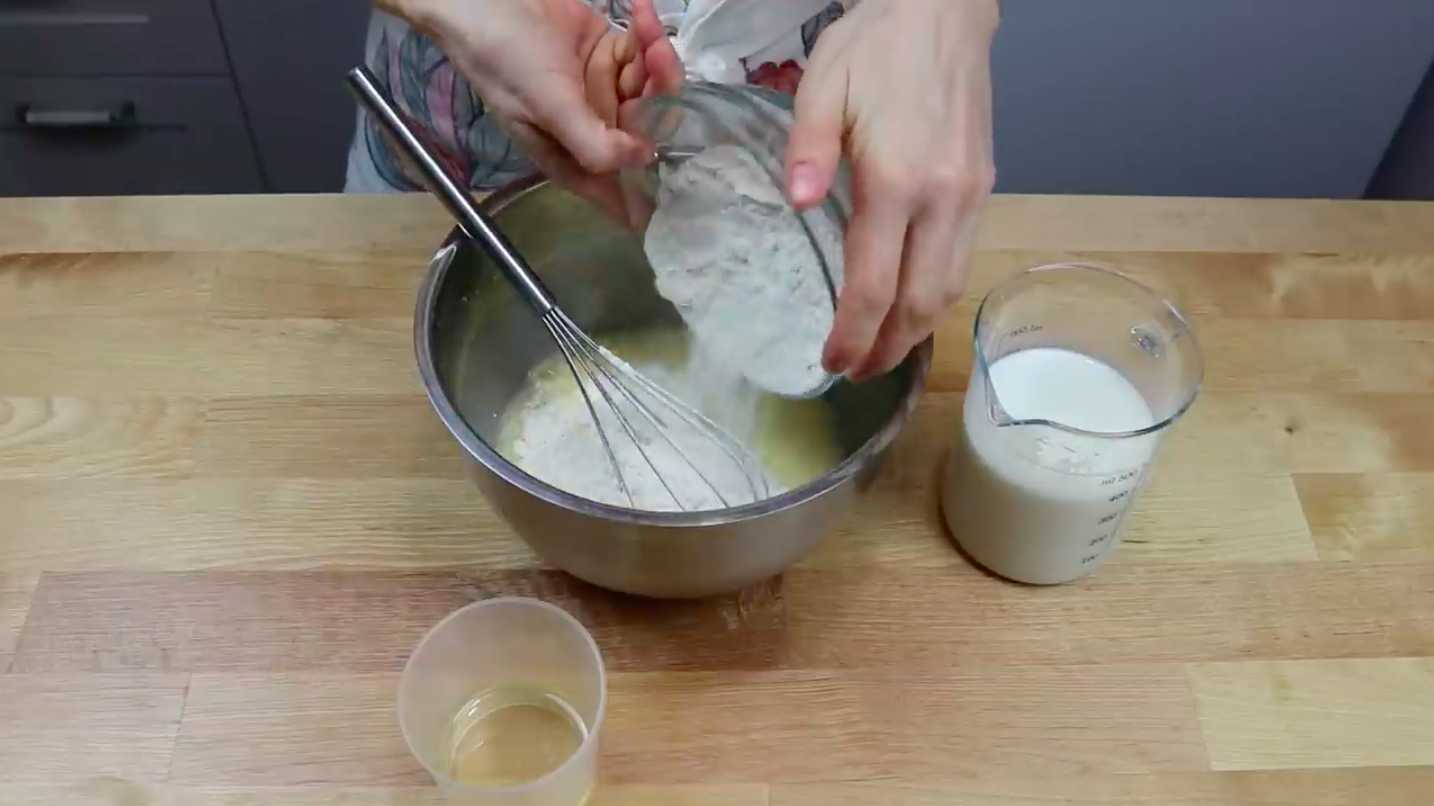 Crêpes au fromage blanc - Étape 4