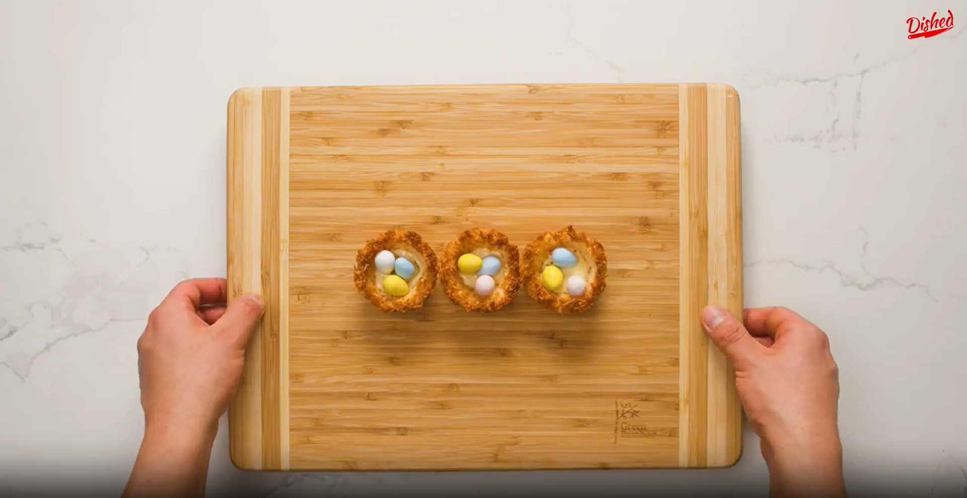 Nids de noix de coco - Étape 9