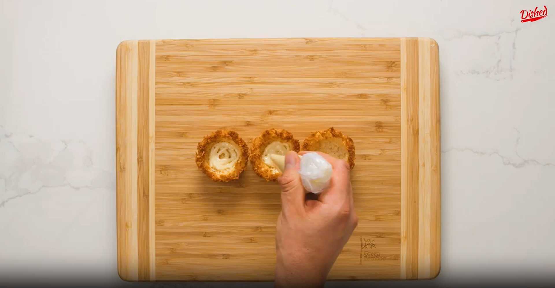 Nids de noix de coco - Étape 8