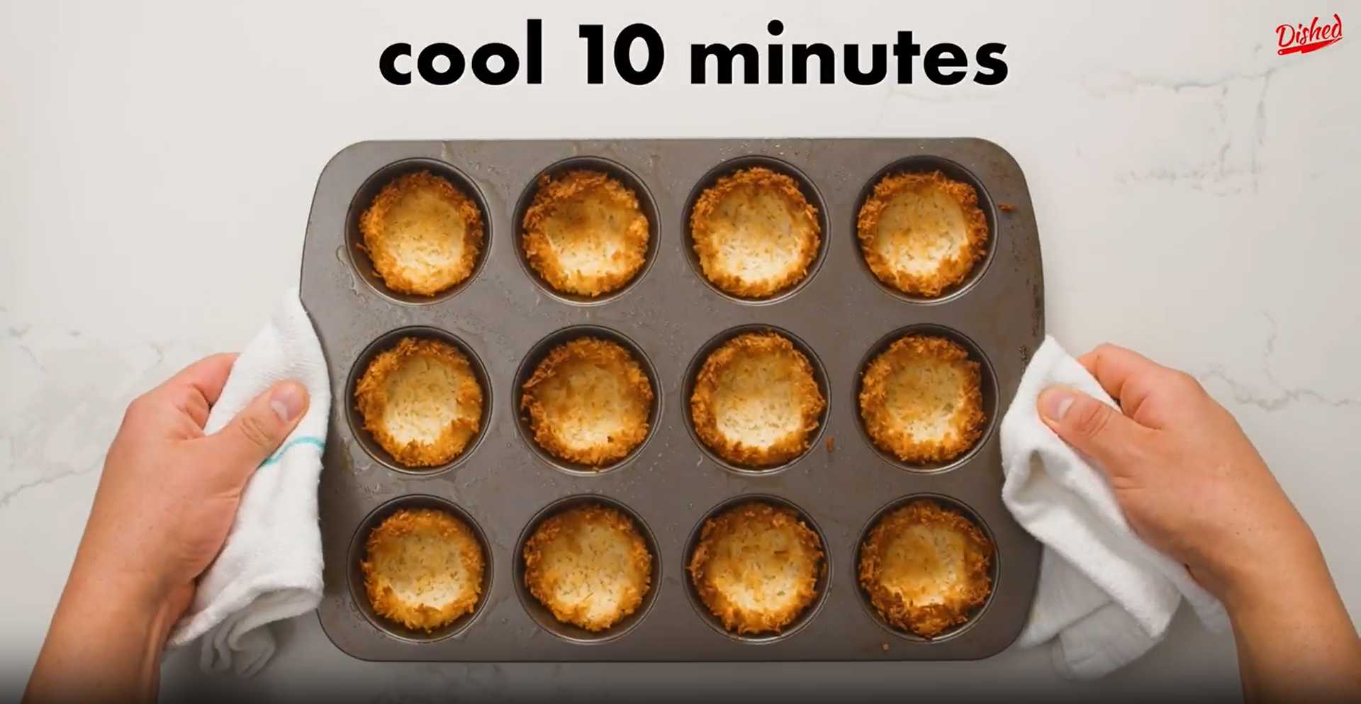 Nids de noix de coco - Étape 7