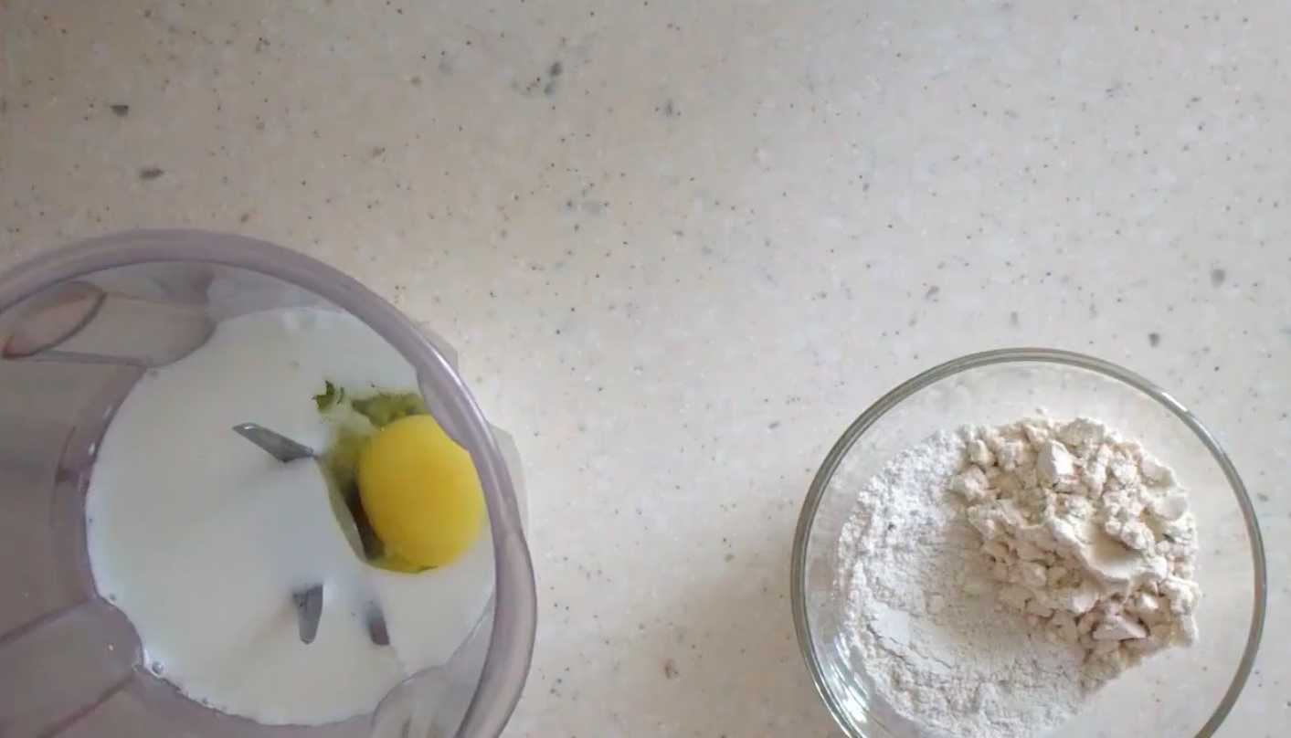 Crêpes saines - Étape 1