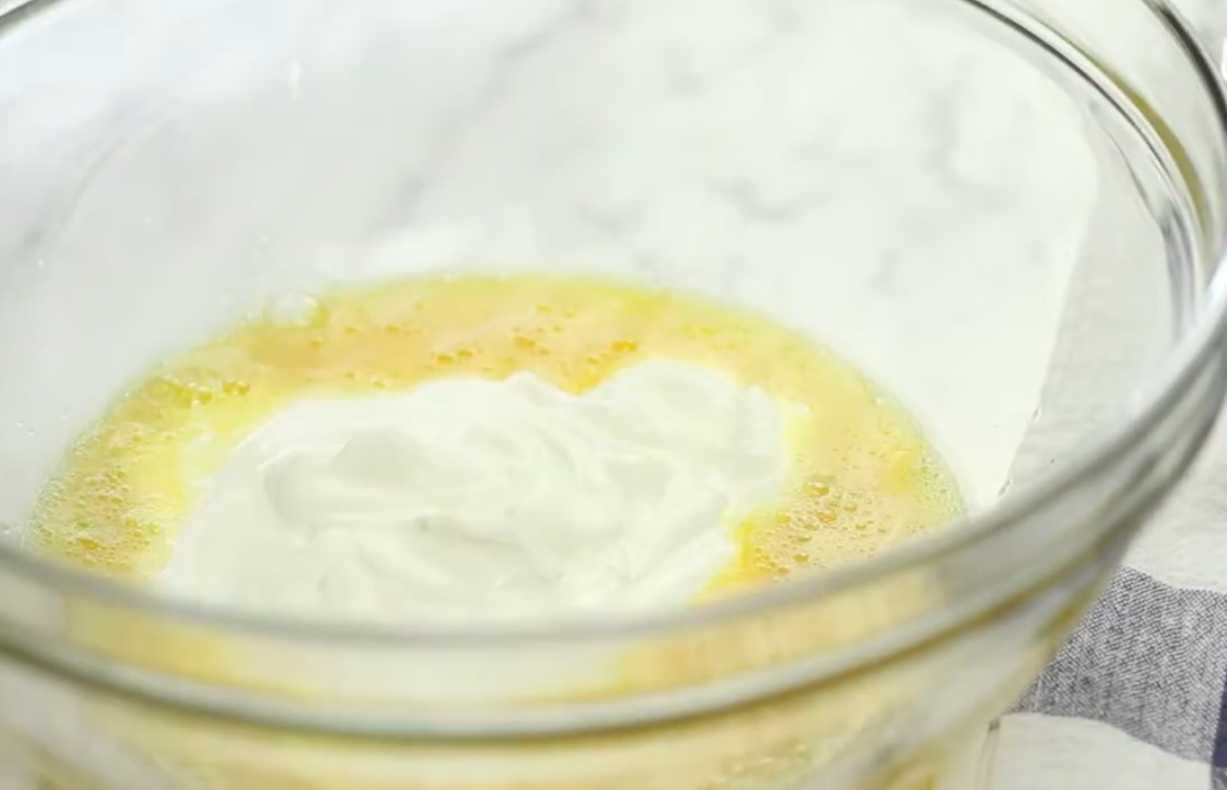 Crêpes à la crème anglaise et à la crème fraîche - Étape 3