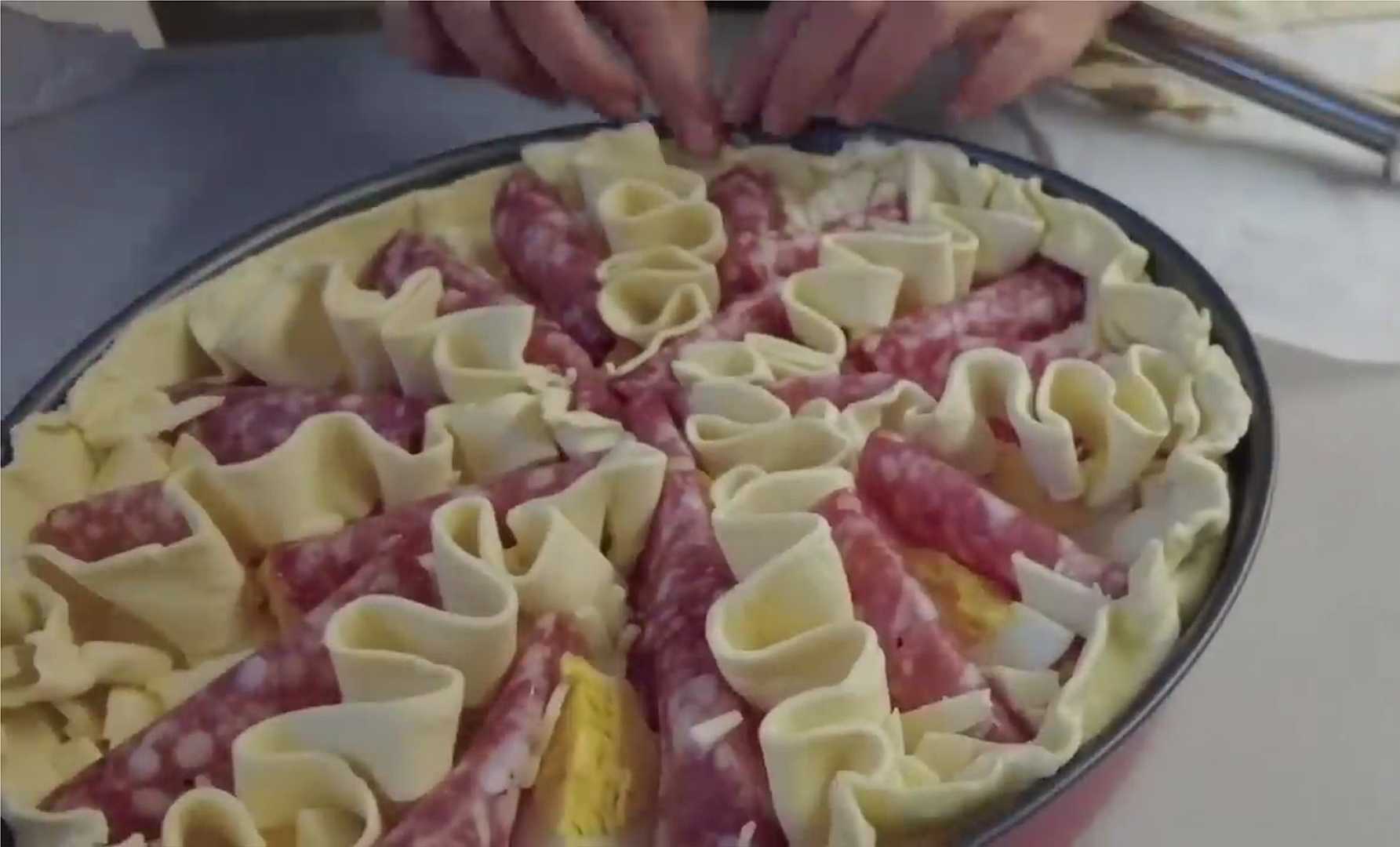 Tarte rustique de Pâques Pasqualina - Étape 13