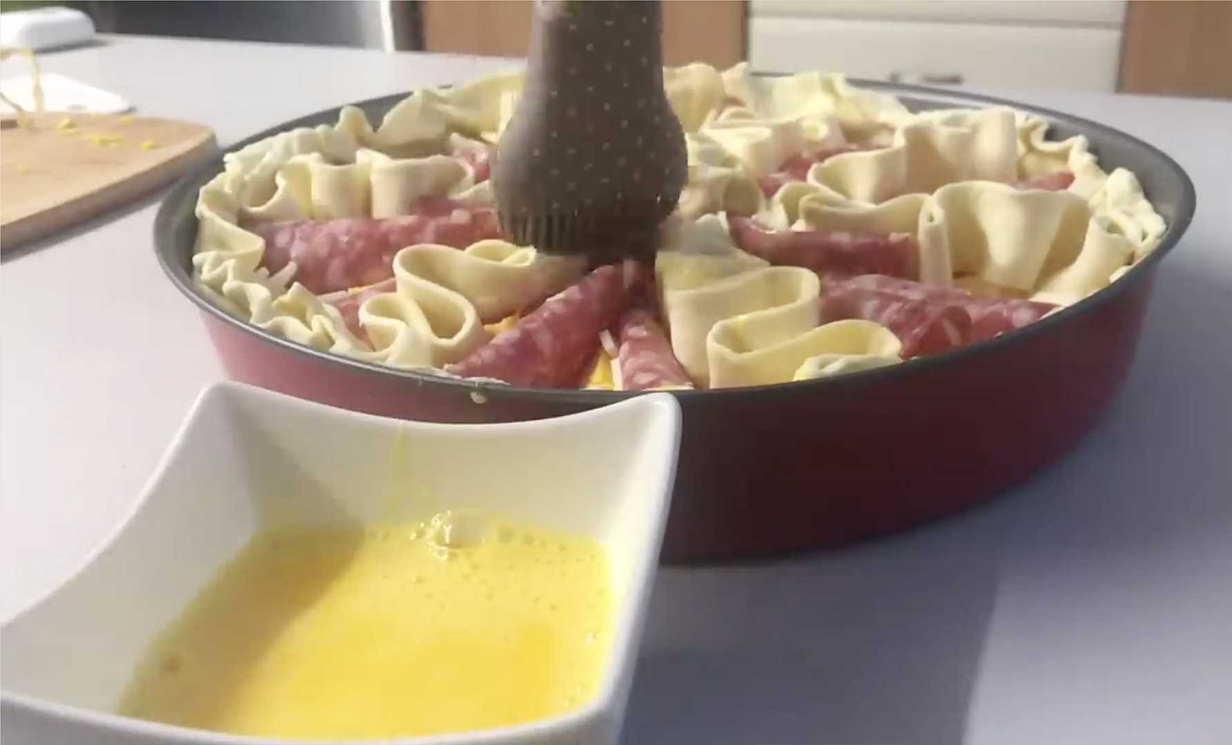 Tarte rustique de Pâques Pasqualina - Étape 15