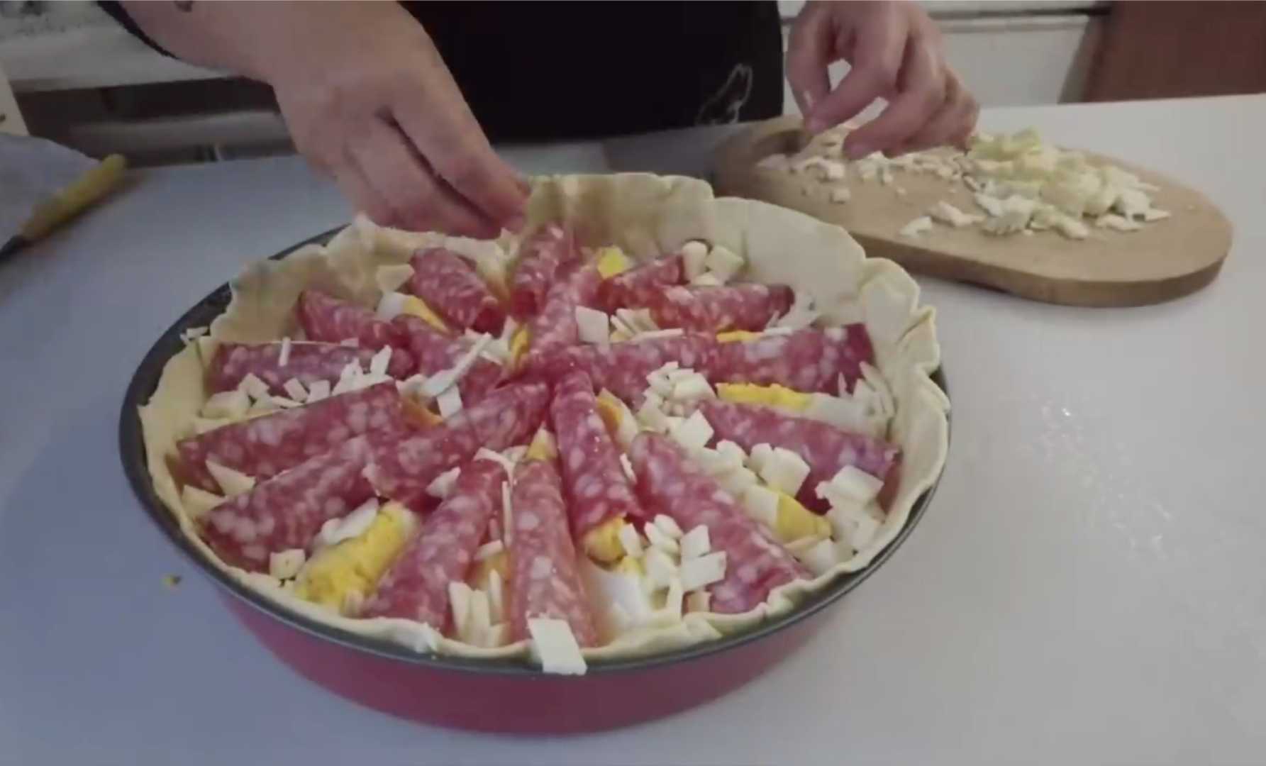 Tarte rustique de Pâques Pasqualina - Étape 10