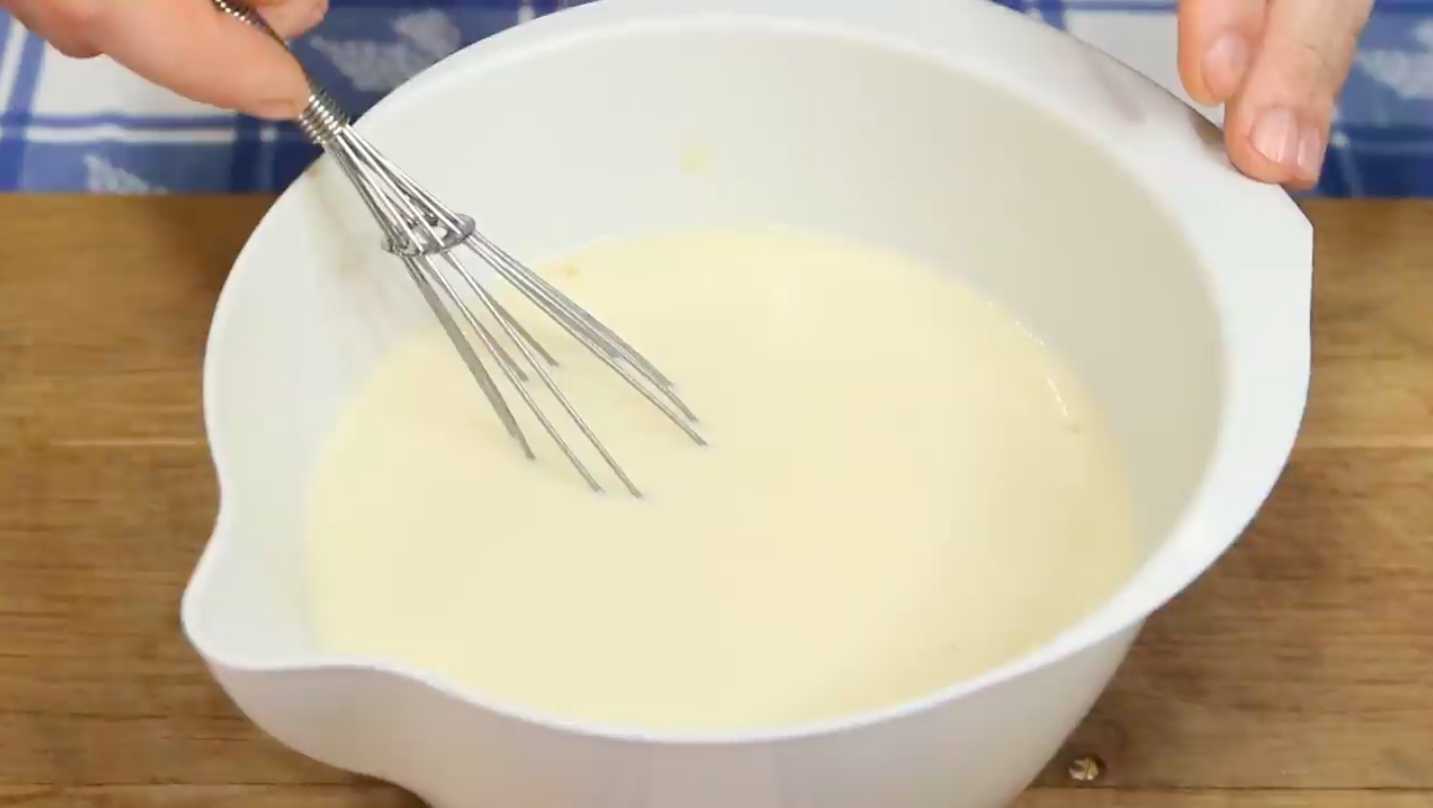 Crêpes russes au lait - Étape 7