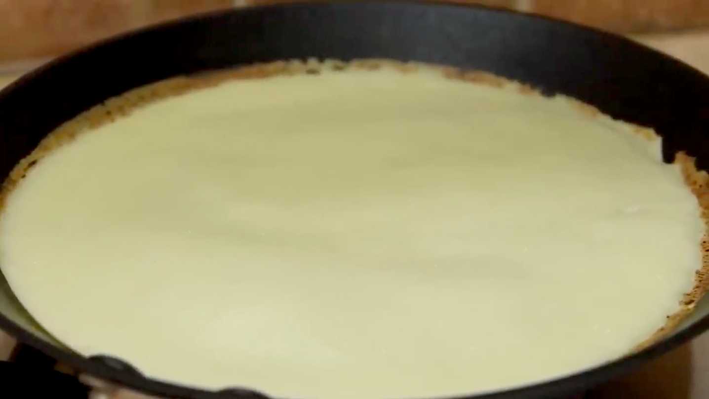 Crêpes russes au lait - Étape 10