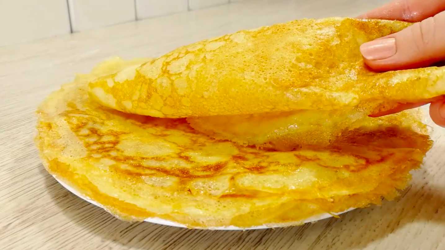 Crêpes sans farine - Étape 12