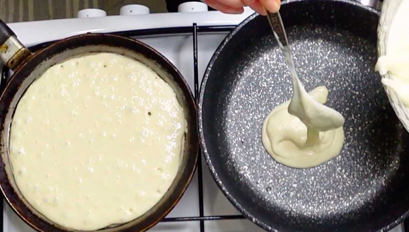 Crêpes épaisses au kéfir - Étape 8