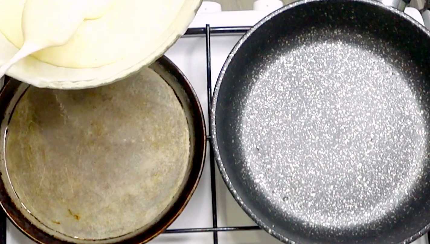 Crêpes épaisses au kéfir - Étape 7