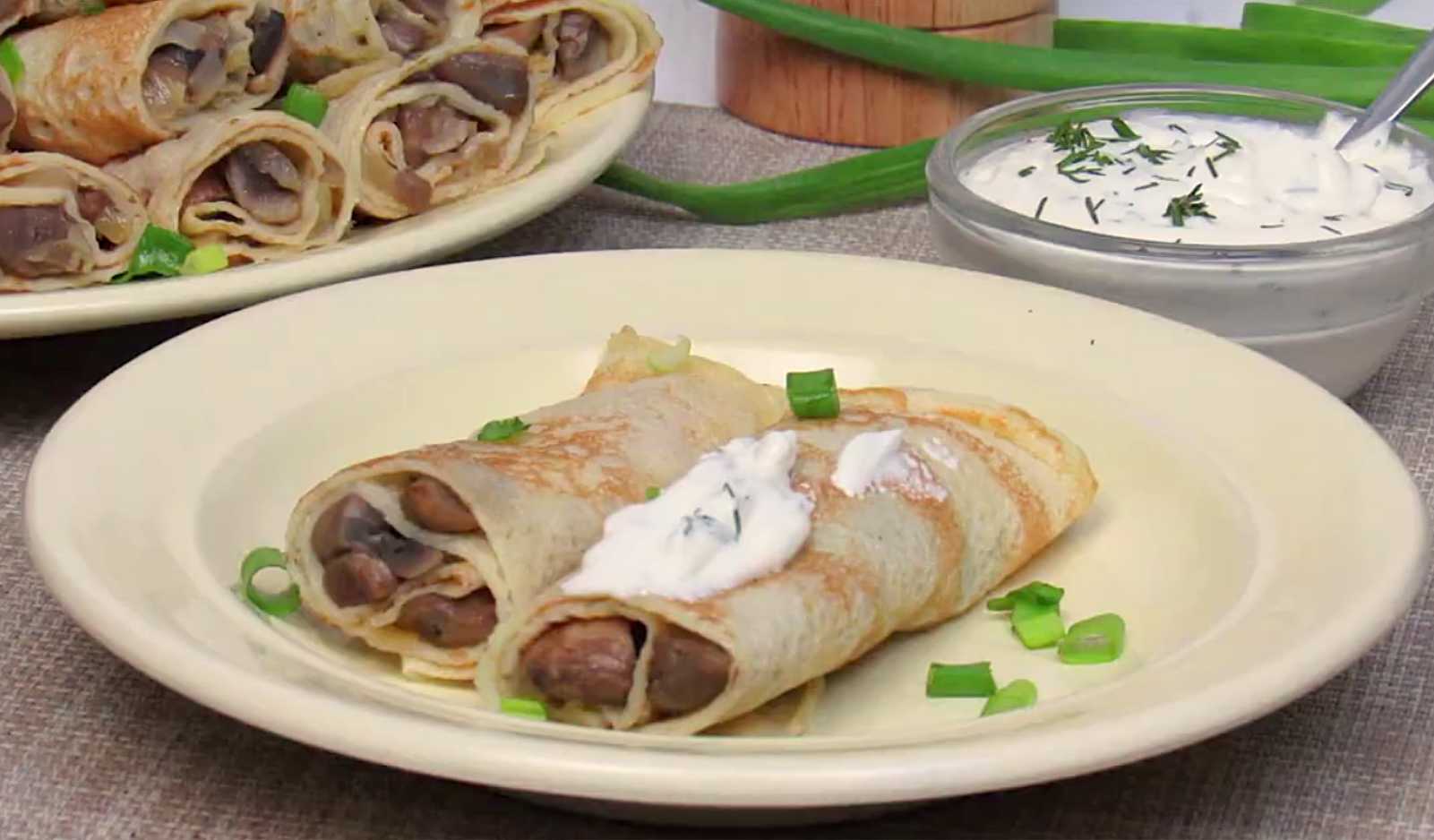 Crêpes aux champignons - Étape 21