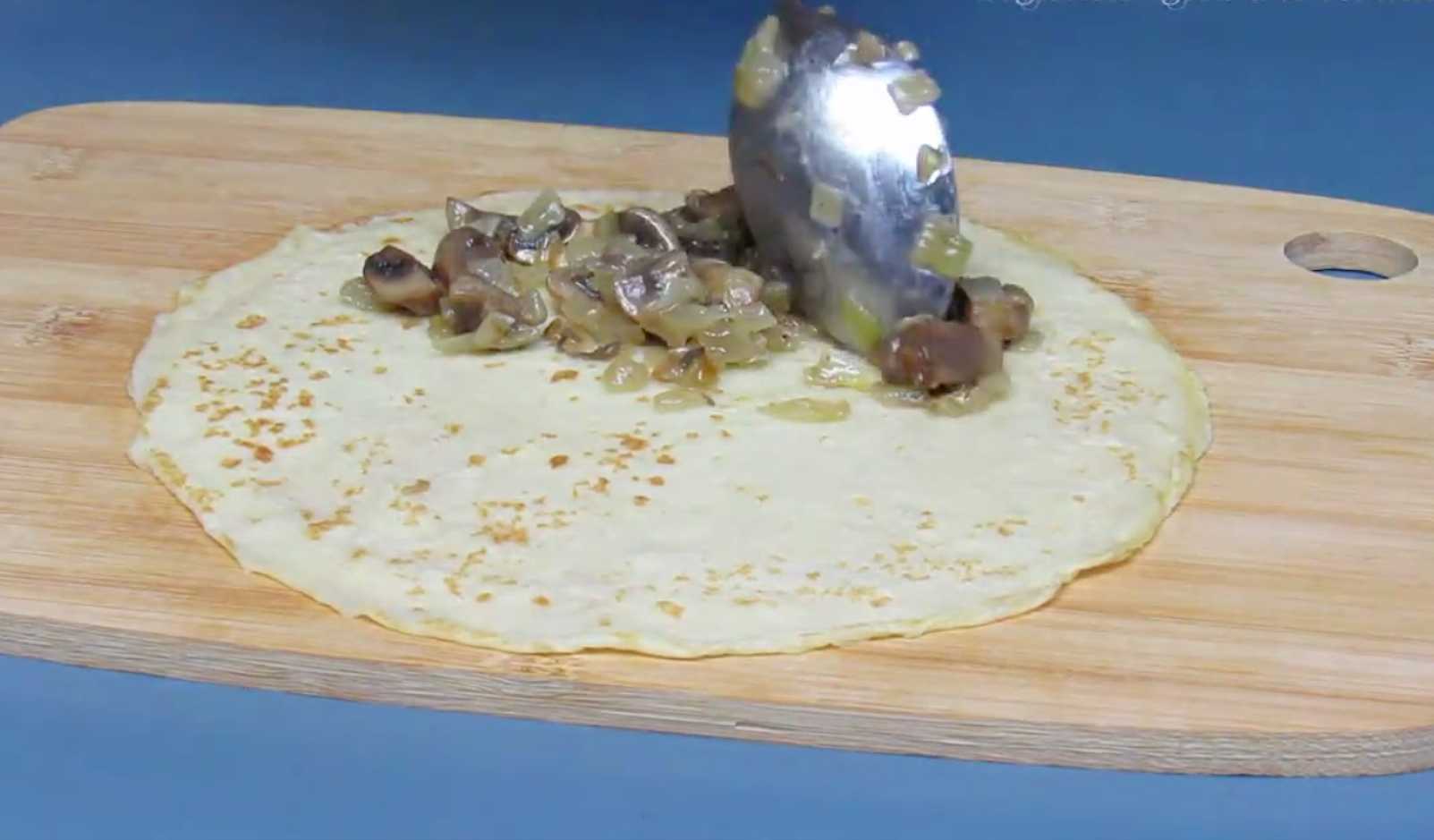 Crêpes aux champignons - Étape 18