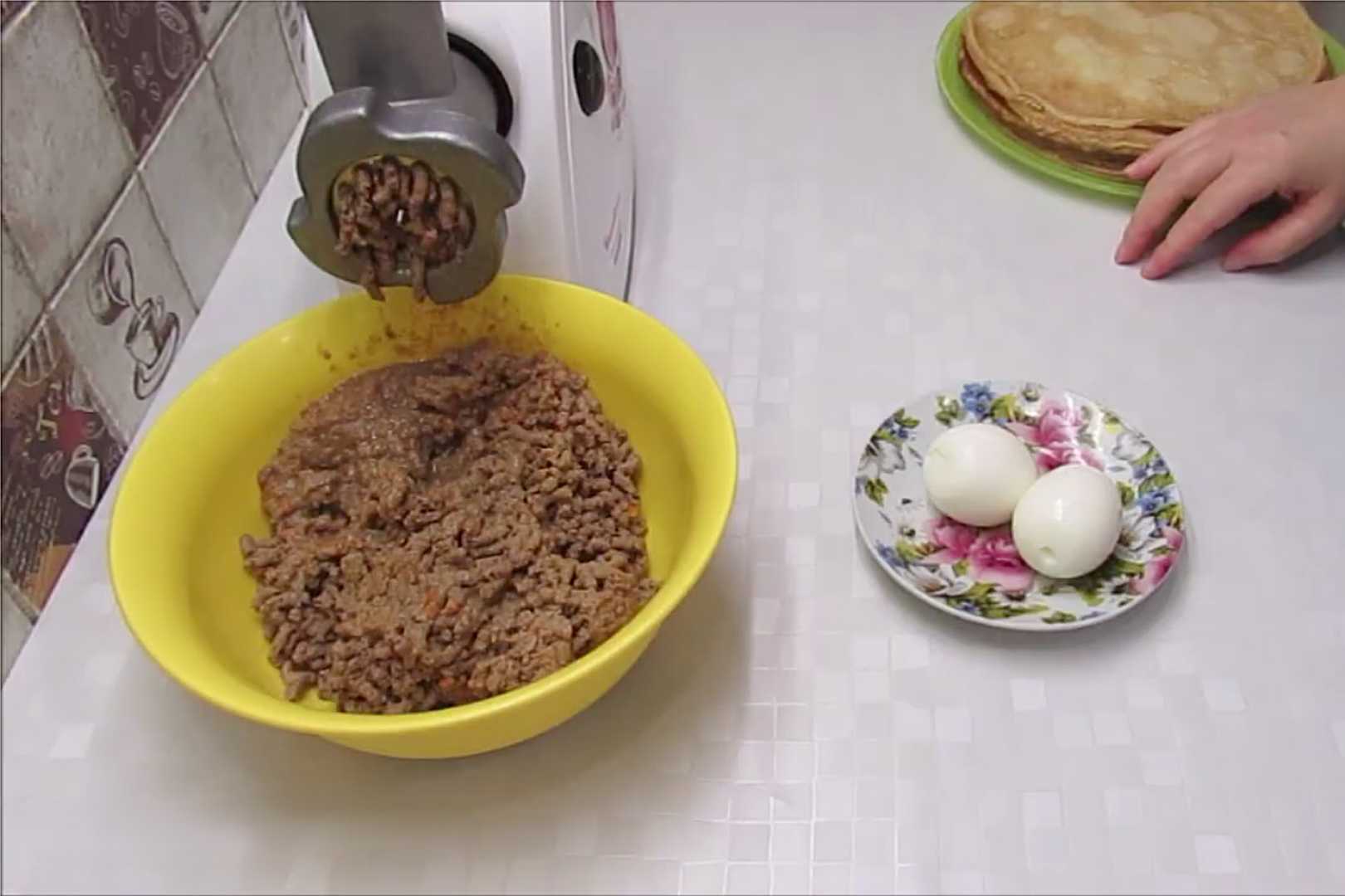 Crêpes au foie de poulet - Étape 18