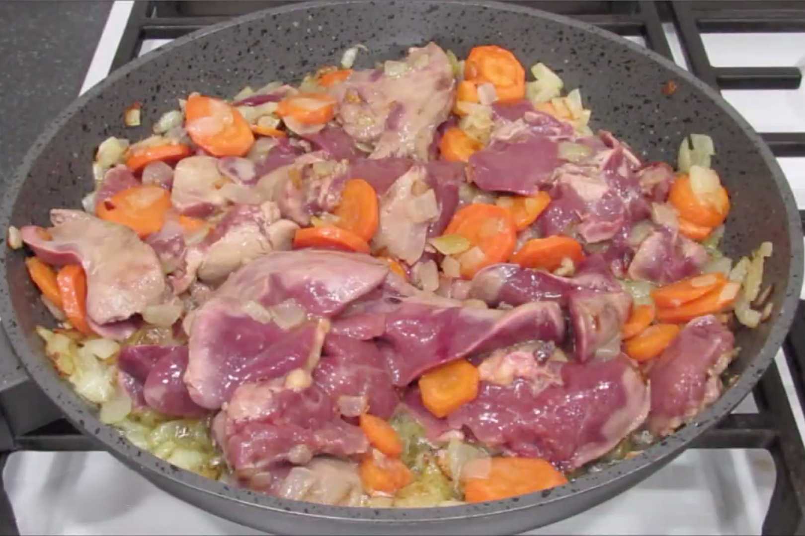 Crêpes au foie de poulet - Étape 2