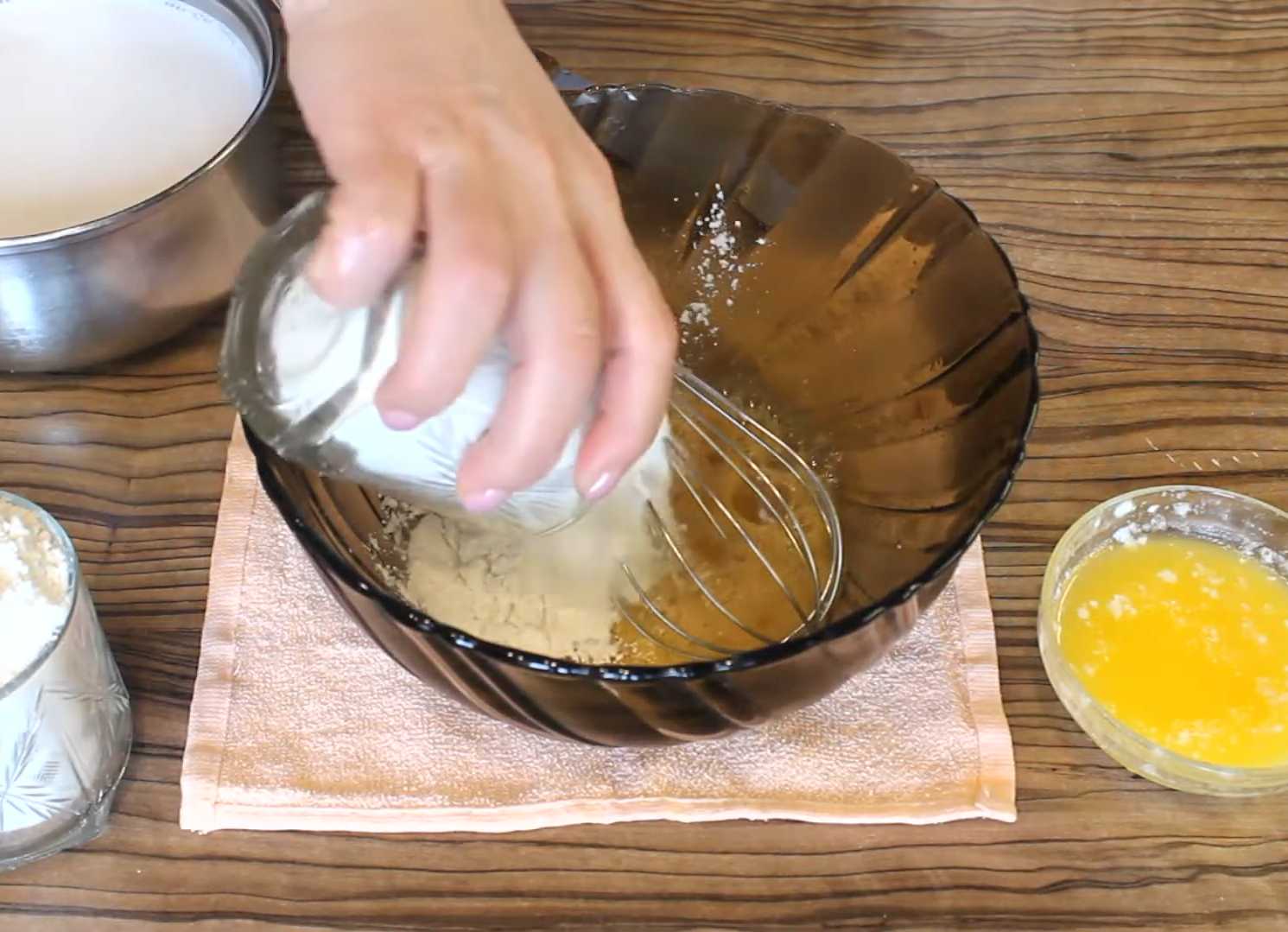 Crêpes au lait en poudre et aux œufs - Étape 3