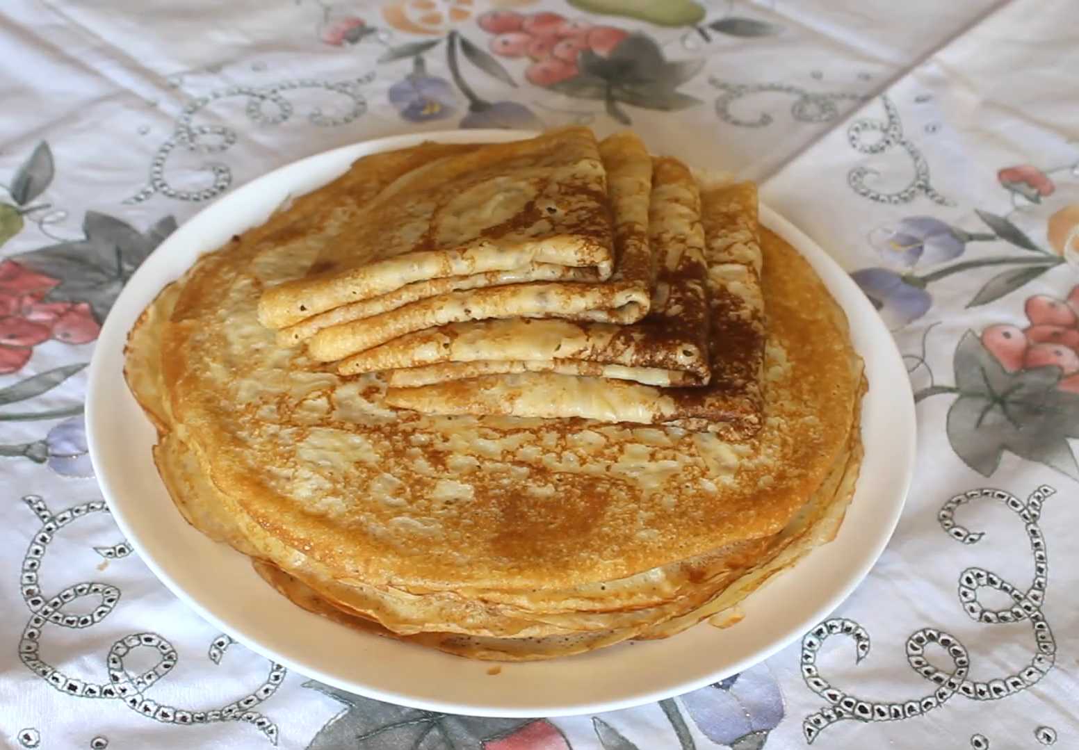 Crêpes au lait en poudre et aux œufs - Étape 15