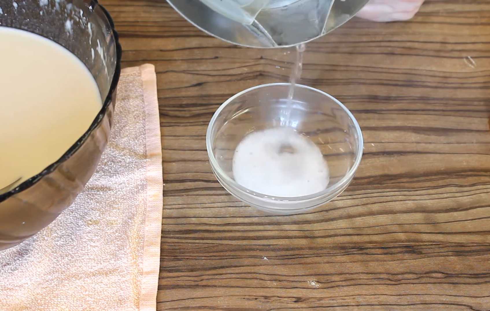 Crêpes au lait en poudre et aux œufs - Étape 8