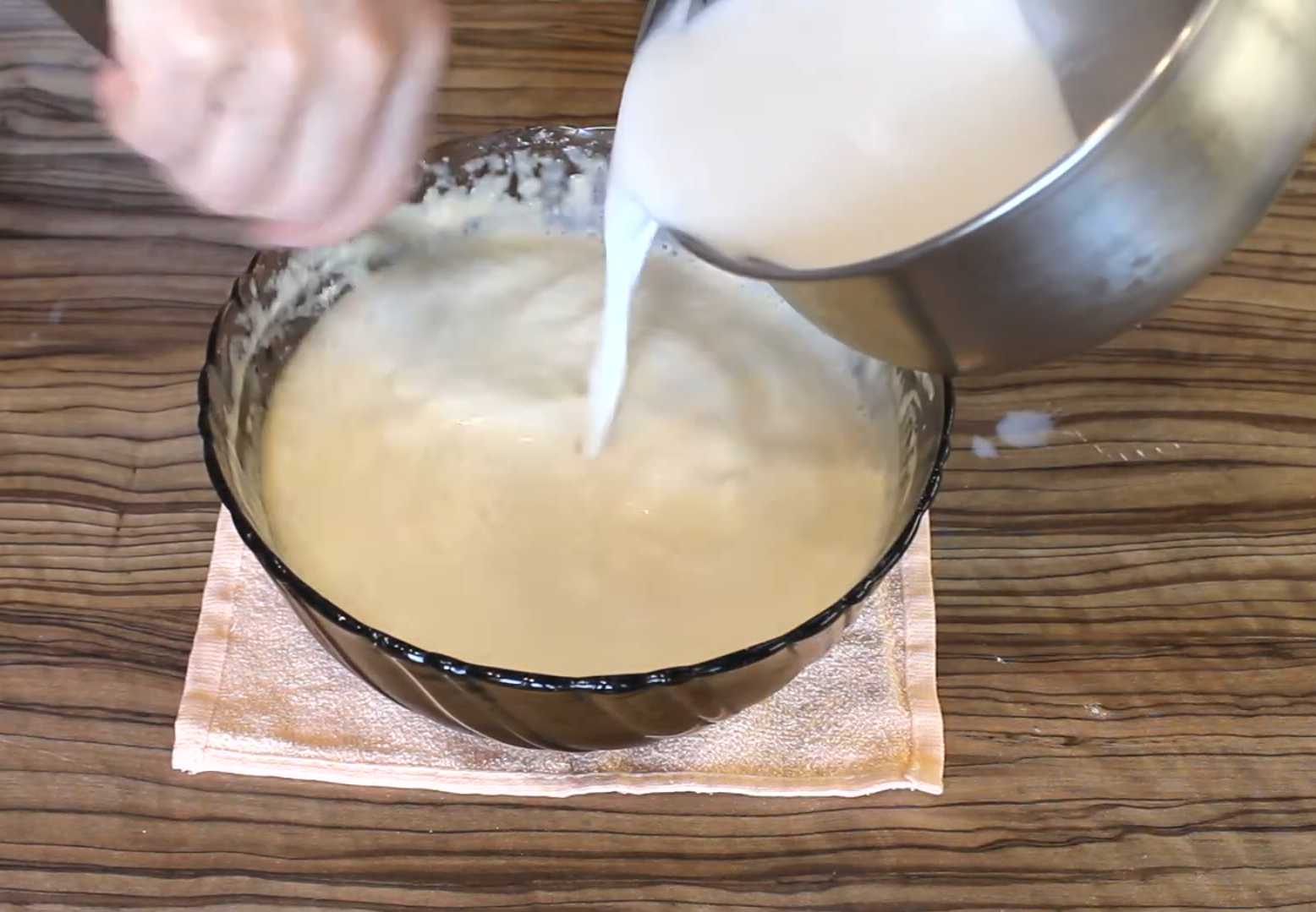 Crêpes au lait en poudre et aux œufs - Étape 6