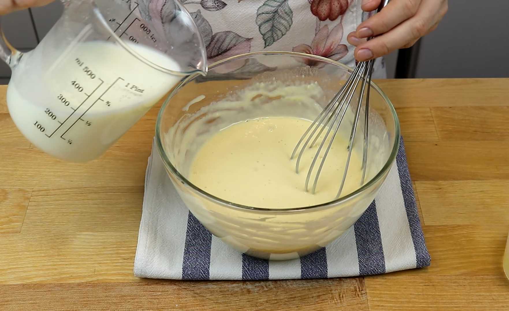 Crêpes au poulet, aux champignons et au fromage - Étape 4