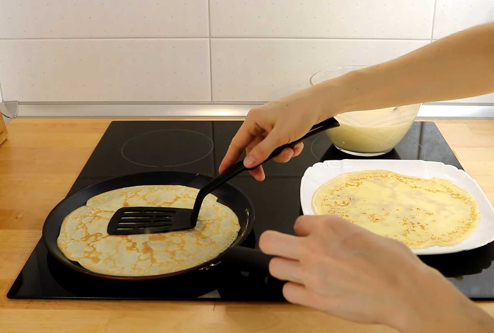 Crêpes au poulet, aux champignons et au fromage - Étape 10