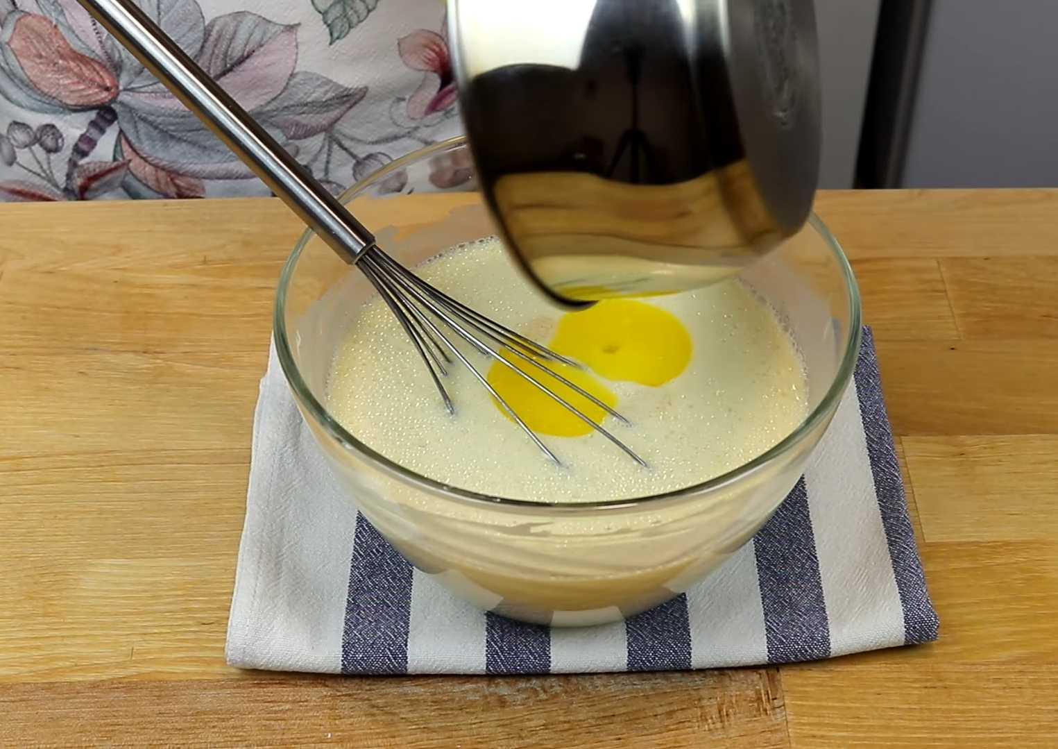 Crêpes au poulet, aux champignons et au fromage - Étape 5