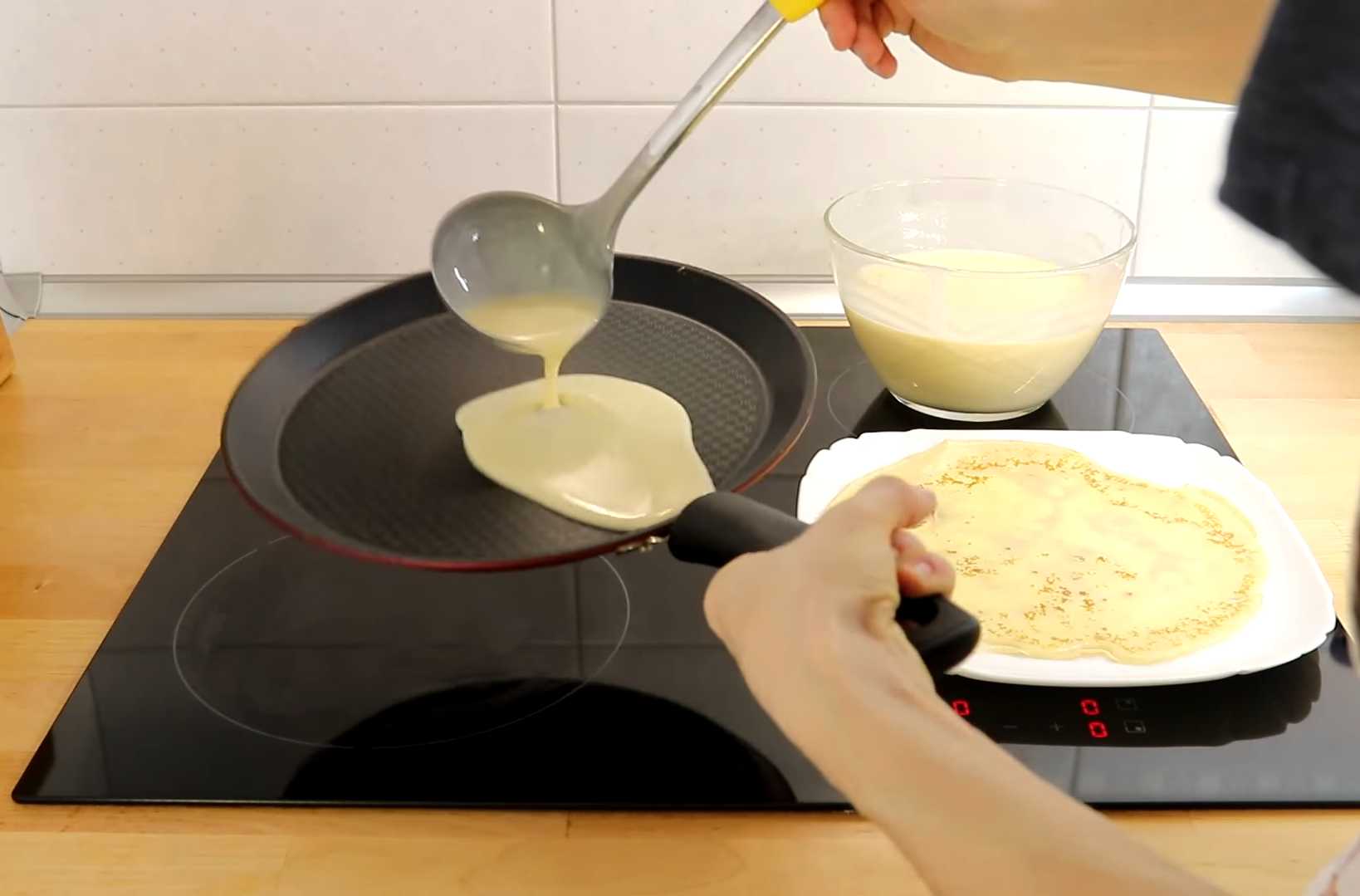 Crêpes au poulet, aux champignons et au fromage - Étape 8