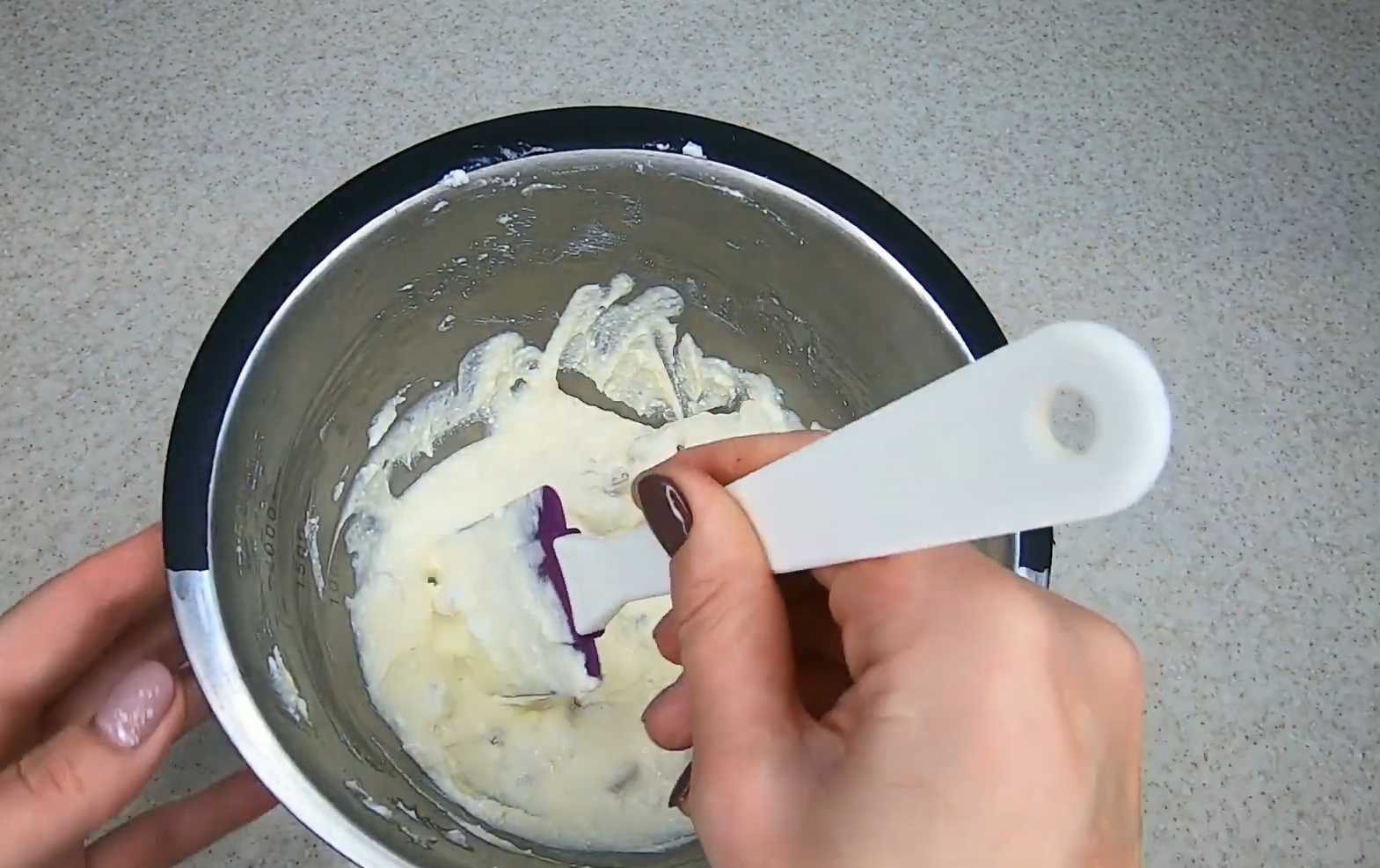 Crêpes au fromage blanc et aux raisins secs - Étape 4