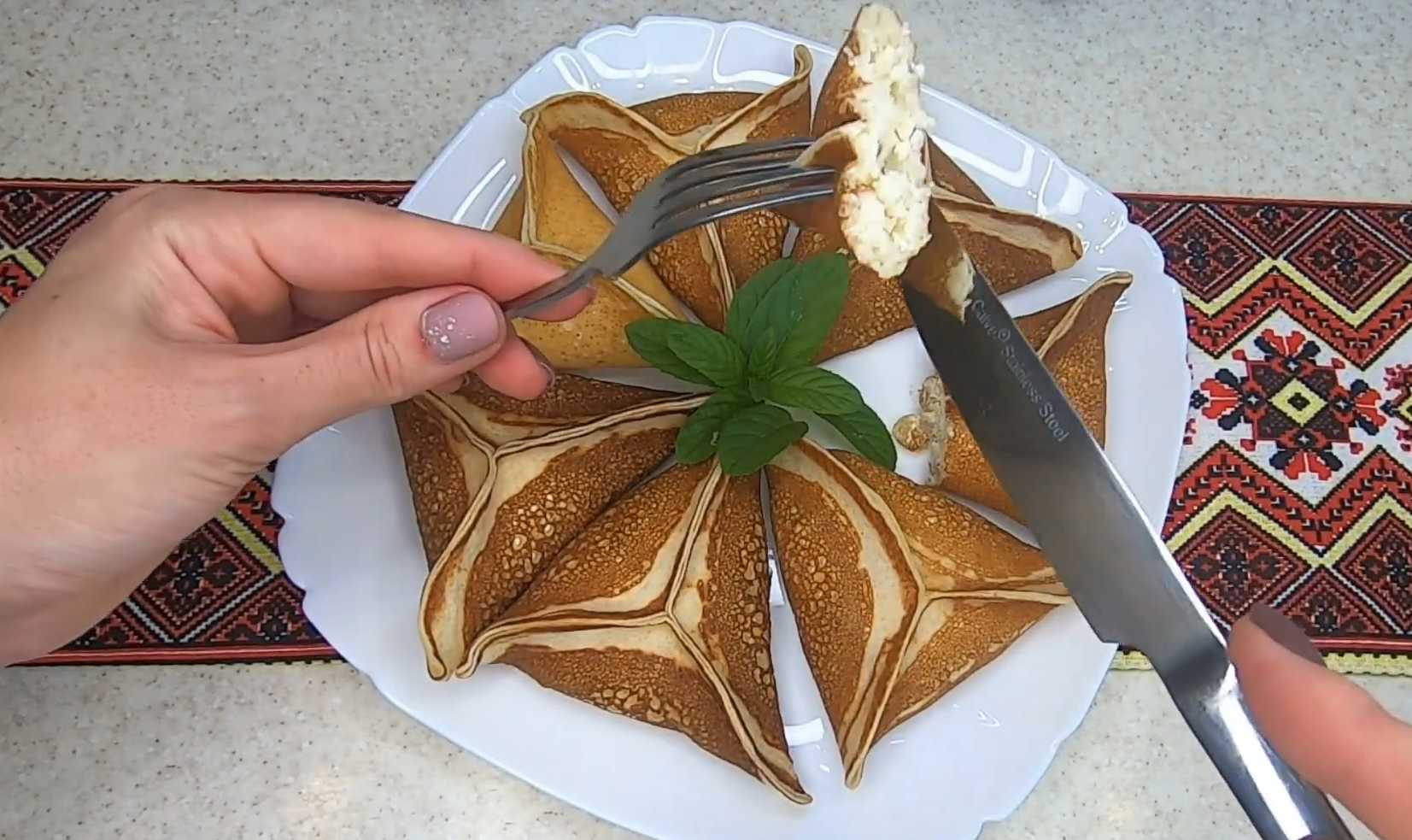 Crêpes au fromage blanc et aux raisins secs - Étape 16