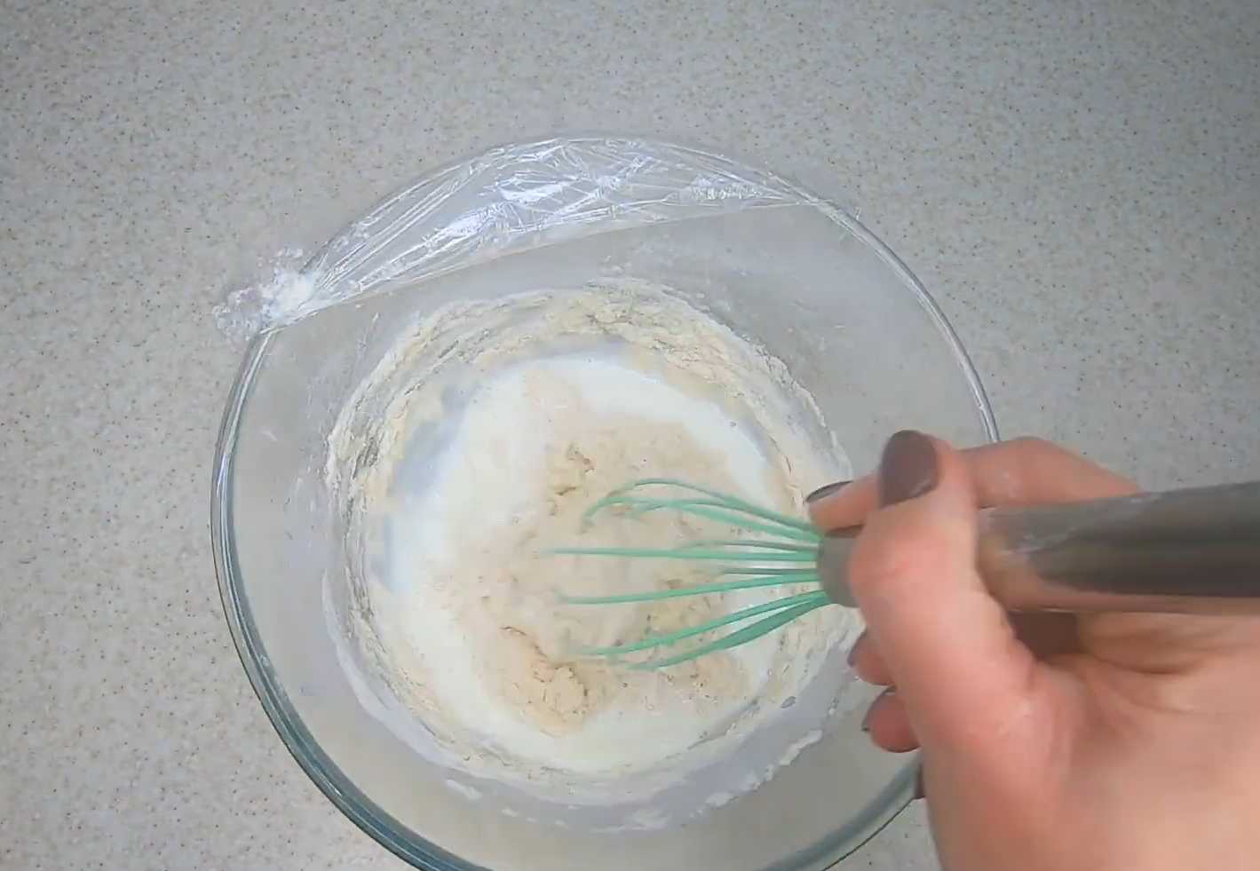 Crêpes au fromage blanc et aux raisins secs - Étape 7