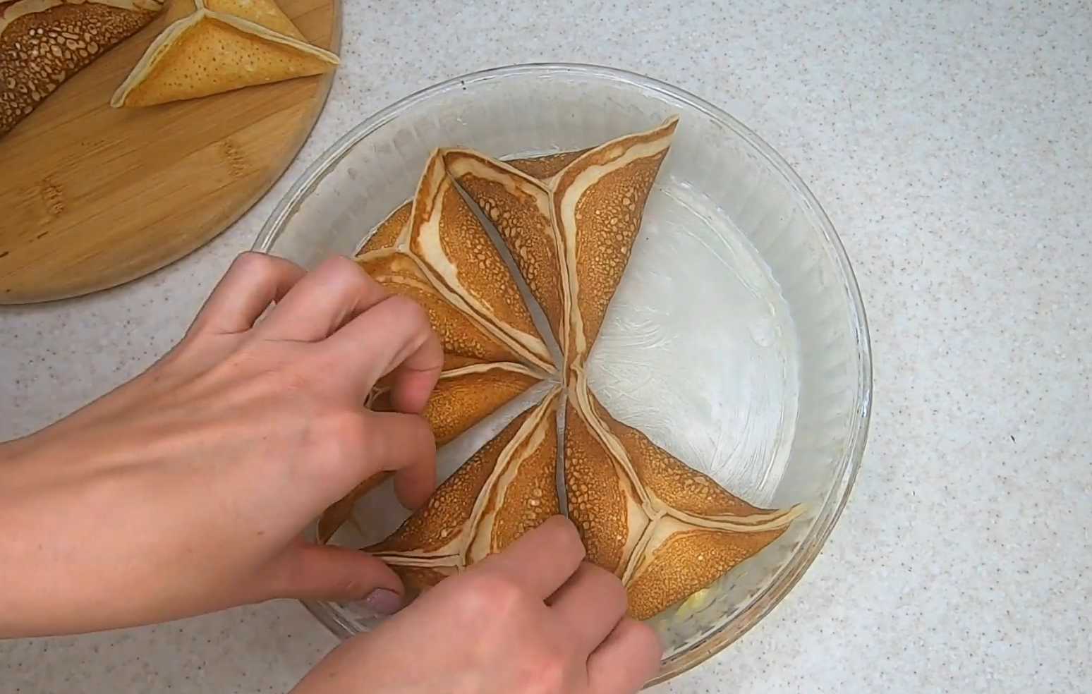 Crêpes au fromage blanc et aux raisins secs - Étape 15